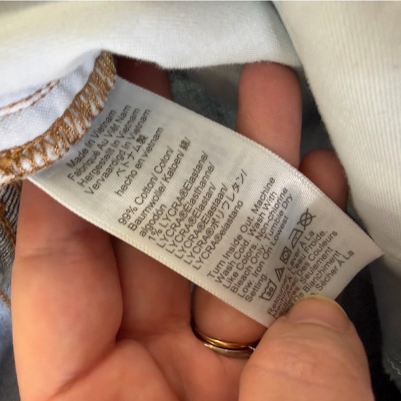 J.Crew Jeans Womens 27 Petite Wide Leg Crop All Day Stretch Raw Hem High Rise - Picture 8 of 11